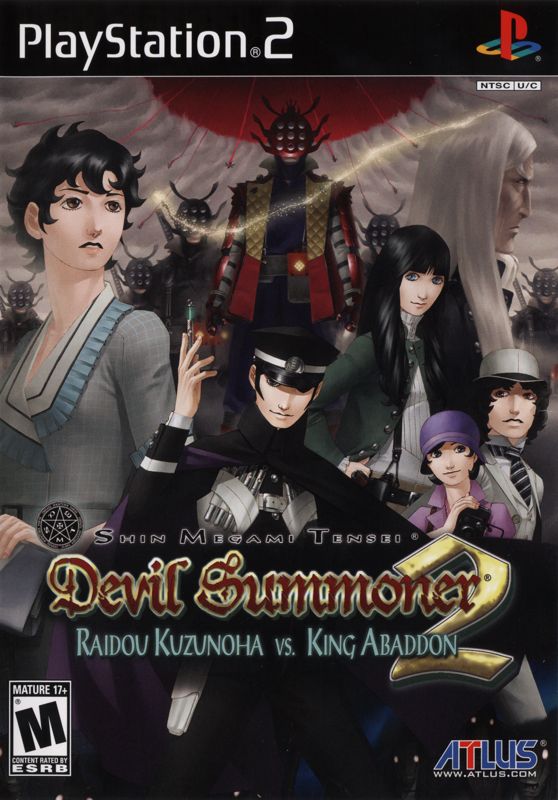 Devil Summoner 2: Raidou Kuzunoha Vs. King Abaddon plus box art for Playstation 2